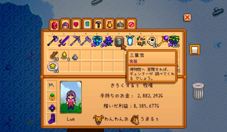 3年目冬 Stardew Valley個人的攻略記録